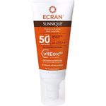 Ecran Sunnique, Fluido Protector Cara y Escote con SPF50+ - 50 ml